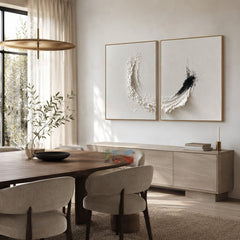 Celestial Rift Diptych – Abstract Textured Wall Art