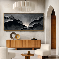 Still Rift #2 – Minimalist Textured Wall Art
