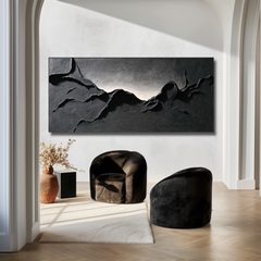 Still Rift – Minimalist Textured Wall Art