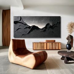 Still Rift – Minimalist Textured Wall Art