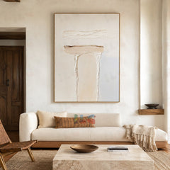 Threshold Flow – Minimalist Textured Wall Art