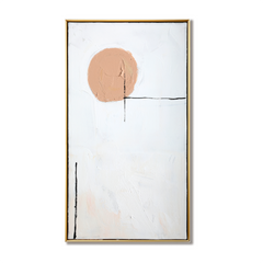 Soft Solace – Minimalist Textured Abstract Painting