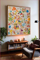 Abstract Canvas Art #AB799