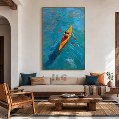 Azure Voyage – Coastal Adventure Wall Art