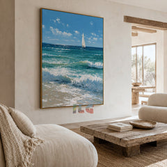 Bluewater Solitude – Coastal Seascape Wall Art