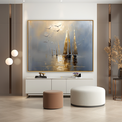 Luminous Sail – Seascape Wall Art