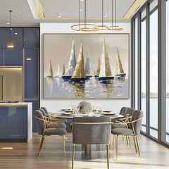 Silver Voyage – Seascape Wall Art