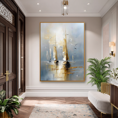 Tranquil Sail – Seascape Wall Art