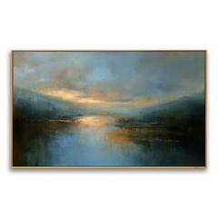 Deep Water Calm – Seascape Wall Art hand-painted wall art