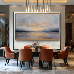 Still Horizon Glow – Seascape Wall Art