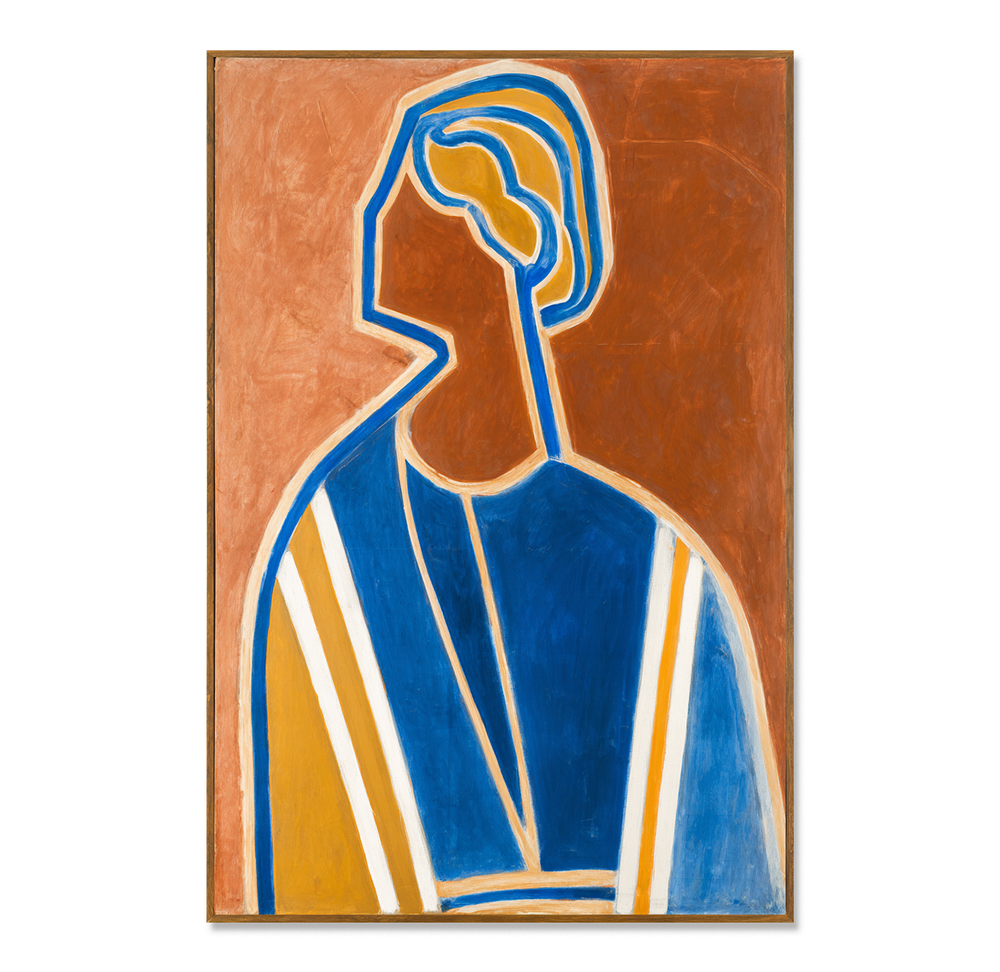 Echoed Silhouette – Abstract Figurative Wall Art hand-painted wall art