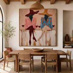 Sienna Hat Social – Contemporary Figure Wall Art