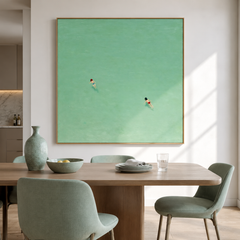 Silent Tide Escape – Minimalist Coastal Wall Art