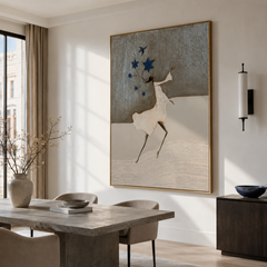 Starlit Waltz – Abstract Figurative Wall Art