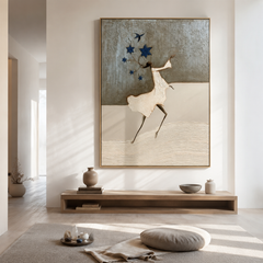 Starlit Waltz – Abstract Figurative Wall Art