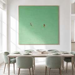 Stillwater Drift – Minimalist Coastal Wall Art
