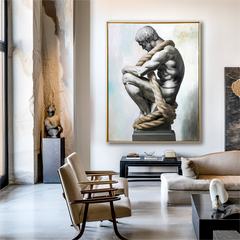 Bound Thought – Textured Figurative Wall Art