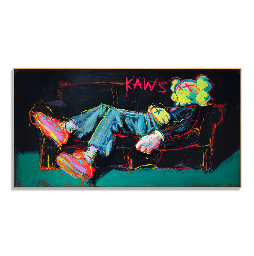 Fallen Icon I – Street Pop Art Painting hand-painted wall art