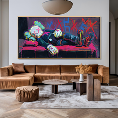 Fallen Icon II – Street Pop Art Painting