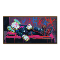 Fallen Icon II – Street Pop Art Painting hand-painted wall art