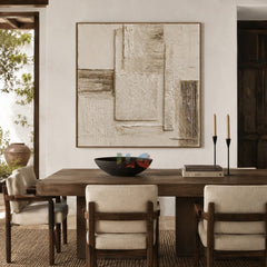 Earthen Panel Trace – Abstract Textured Wall Art