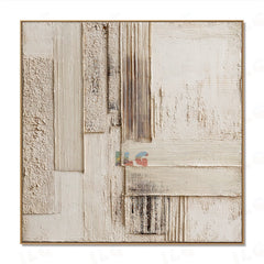 Limestone Memory – Abstract Textured Wall Art hand-painted wall art