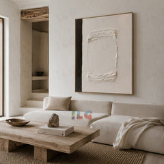 Monolith Quiet Frame – Minimal Textured Wall Art