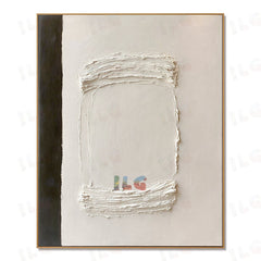 Monolith Quiet Frame – Minimal Textured Wall Art hand-painted wall art