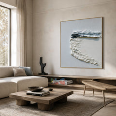 Ocean Trace – Modern Textured Wall Art