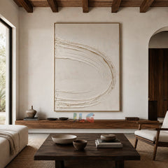 Quiet Continuum – Minimalist Textured Wall Art