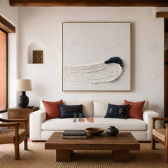 Tidal Form – Modern Textured Wall Art