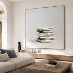 Tidal Rhythm – Modern Textured Wall Art