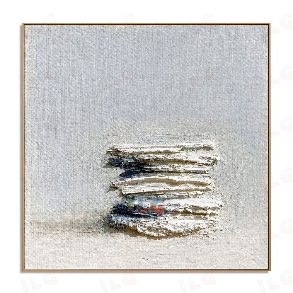 Tidal Rhythm – Modern Textured Wall Art hand-painted wall art