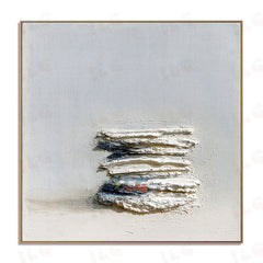 Tidal Rhythm – Modern Textured Wall Art hand-painted wall art