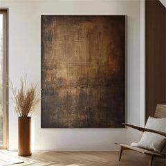 Deep Stillness – Wabi-Sabi Textured Wall Art