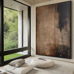 Silent Patina – Wabi-Sabi Textured Wall Art