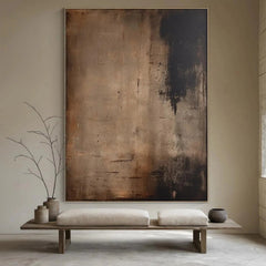 Silent Patina – Wabi-Sabi Textured Wall Art