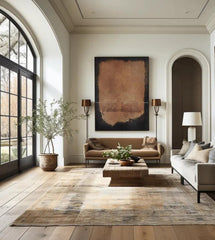 Still Center – Textured Abstract Wall Art with Quiet Balance