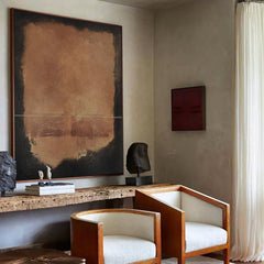 Still Center – Textured Abstract Wall Art with Quiet Balance