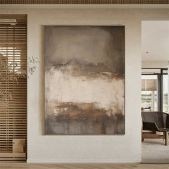 Desert Haze – Large Minimalist Abstract Textured Wall Art for Modern Living Room