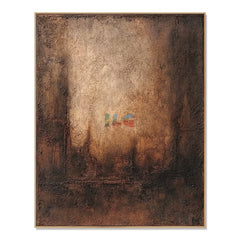 Ancient Earth Passage – Abstract Organic Textured Wall Art hand-painted wall art