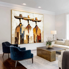 Desert Trio – Western Landscape Wall Art