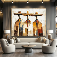 Desert Trio – Western Landscape Wall Art