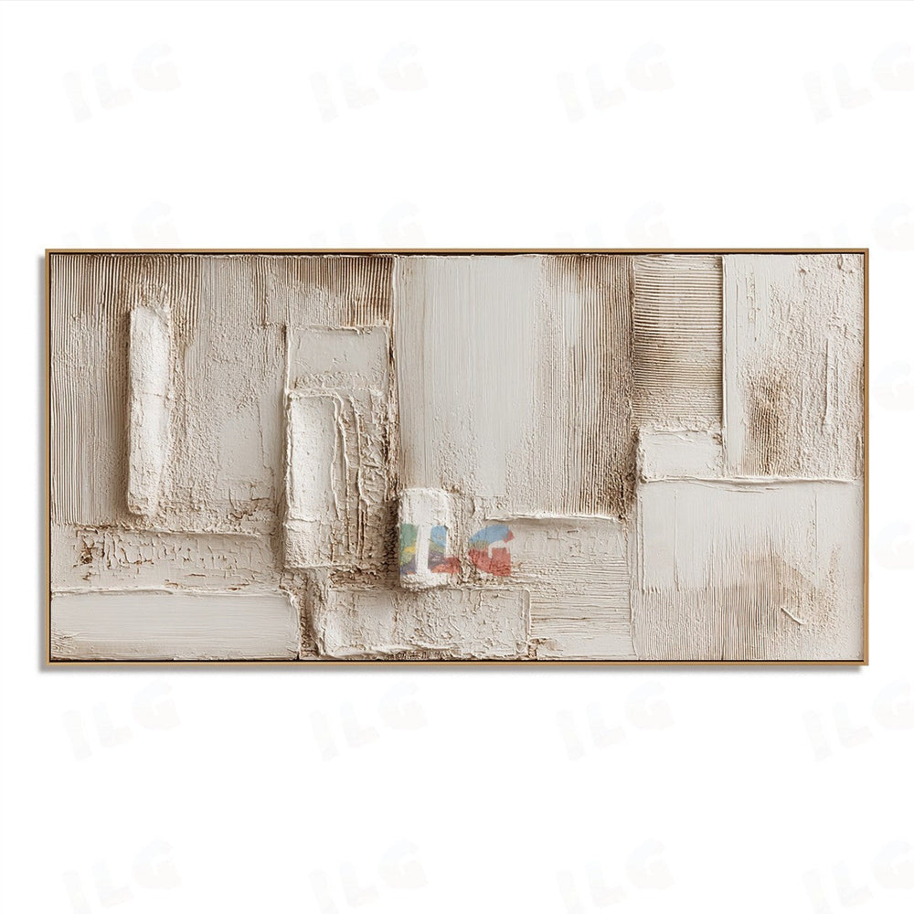 Earthbound Layers – Abstract Textured Wall Art hand-painted wall art