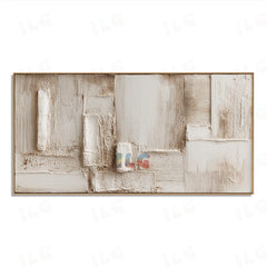 Earthbound Layers – Abstract Textured Wall Art hand-painted wall art