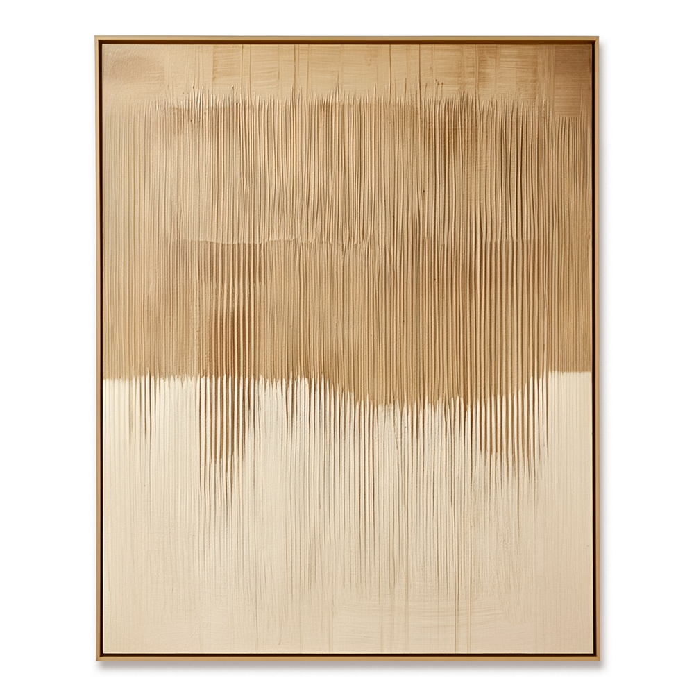 Vertical Stillness – Wabi-Sabi Textured Abstract Wall Art hand-painted wall art