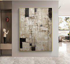 Surface of Time – Wabi-Sabi Textured Abstract Wall Art