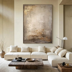 Golden Glow – Hand-Painted Abstract Canvas Art