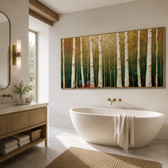 Whispering Birch Grove – Landscape Wall Art
