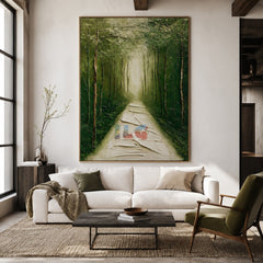 Verdant Forest Path – Landscape Wall Art